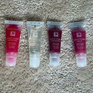 *NEW* Lancome Juicy Tubes Smoothie Ultra Shiny Lip Gloss 4 Tubes x 8g
